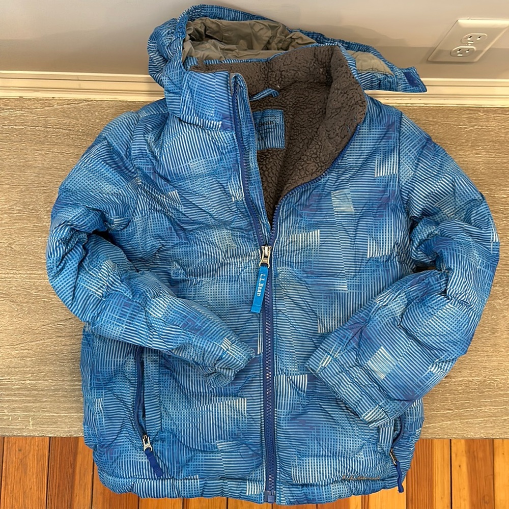 LL Bean fleece Lined Puffer Jacket